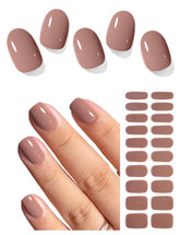 AutyaMee tiras gel semi-curadas Chestnut N para resultados de salón en casa