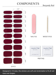 AutyaMee gel nail strips under UV LED lamp for lasting shine
