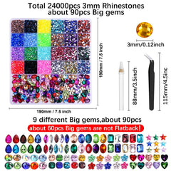 Conjunto de 26 rejillas de colores Auxnki para decorar proyectos.