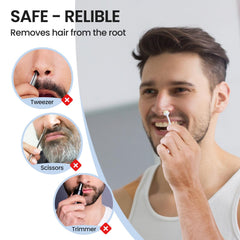 AUZEAL nose-ear hair removal simplifies tidy nostrils and surrounding areas