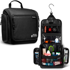 AvaJex travel toiletry bag interior layout aids quick access to essentials.