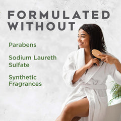 Application of Avalon Organics Revitalizing Lavender Conditioner on damp hair for smoother finish
