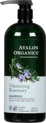 Avalon Organics Rosemary Shampoo ingredient close-up highlighting organic plant oils