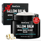 AveCera Wrinkles Smooths Balm bottle, daily moisturizer for men's skin