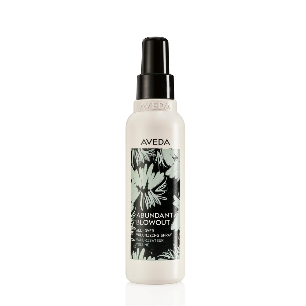Aveda Abundant Blowout spray bottle with calming lavender aroma for volume.