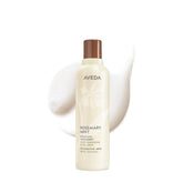 Aveda Acondicionador Romero y Menta, botella, cabello ligero con brillo.