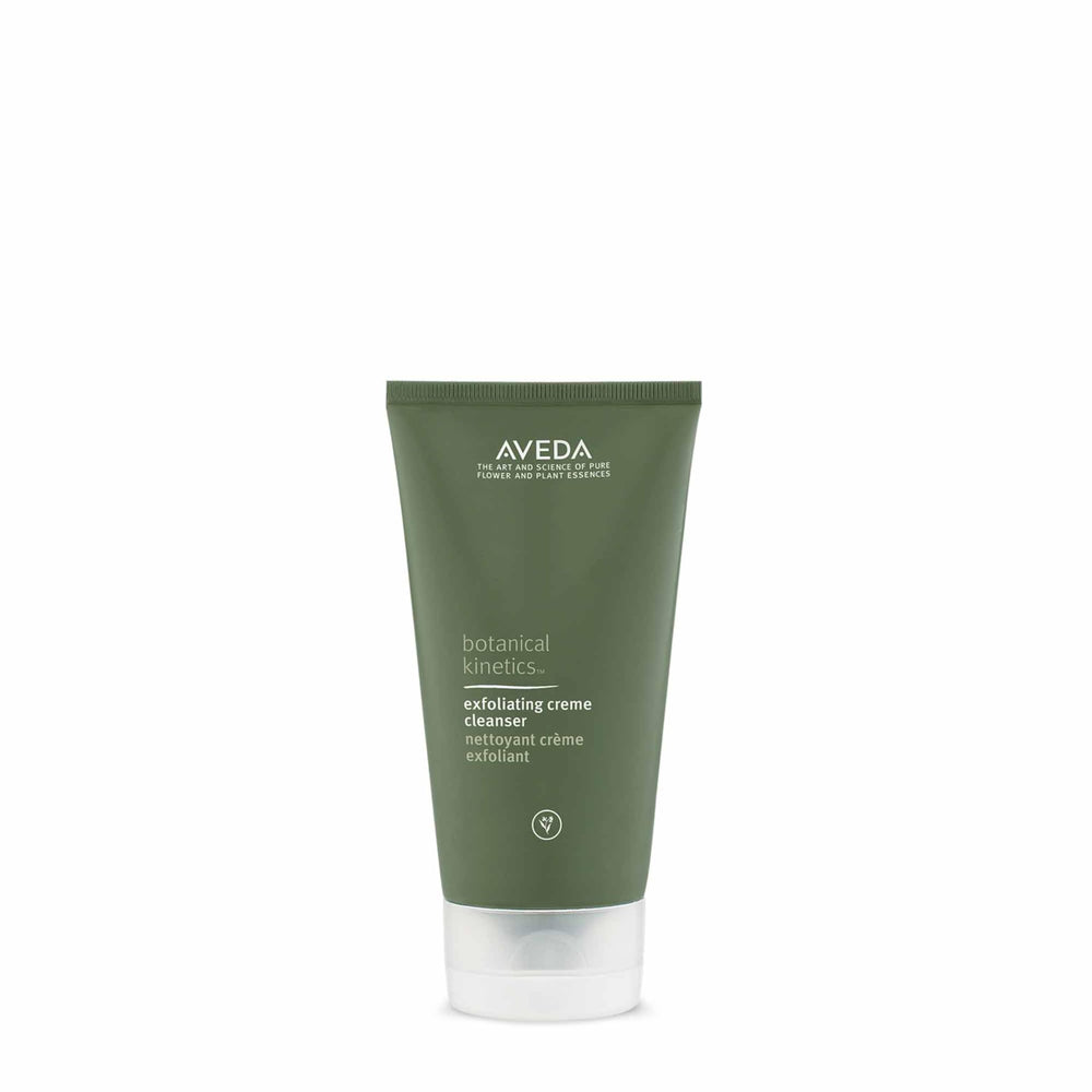 Aveda Botanical Kinetics Exfoliating Creme Cleanser bottle, 5 oz, for daily cleansing and gentle exfoliation.