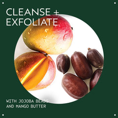 Creamy mango butter visible in the Aveda cleanser for conditioning during cleansing.