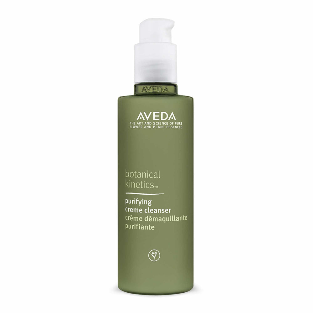Aveda Botanical Kinetics Purifying Creme Cleanser packaging prepared for daily cleansing