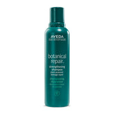 Aveda Botanical Repair Shampoo bottle front, bond-building care for damaged hair.
