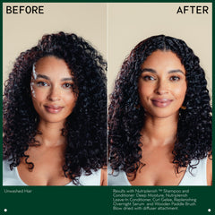 Nutriplenish de Aveda, aplicación en cabello mojado o seco para nutrición instantánea.