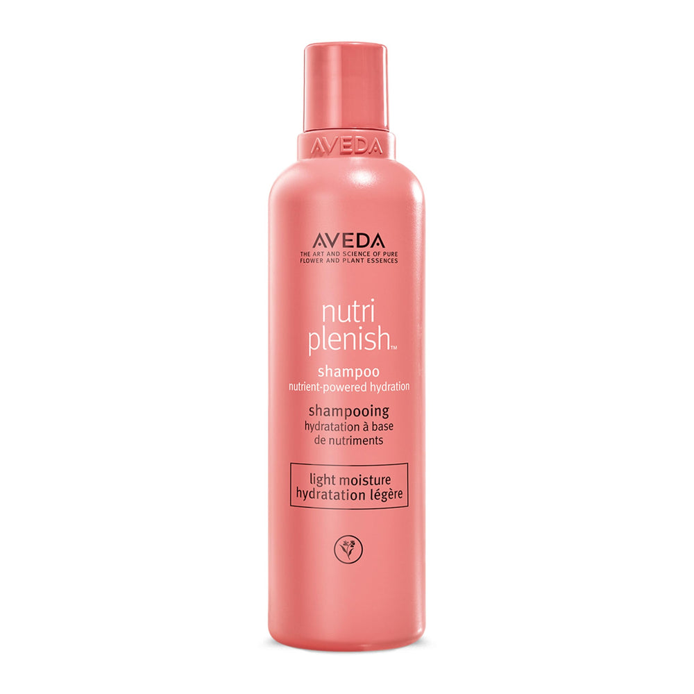 Aveda Nutriplenish Shampoo Light Moisture bottle for lightweight hydration of fine to medium dry hair
