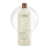 Aveda Rosemary Mint Purifying Shampoo bottle displayed for daily cleansing on oily hair