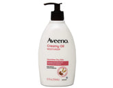 Aveeno Aceite Cremoso, botella 12 oz: hidratación ligera sin grasa.