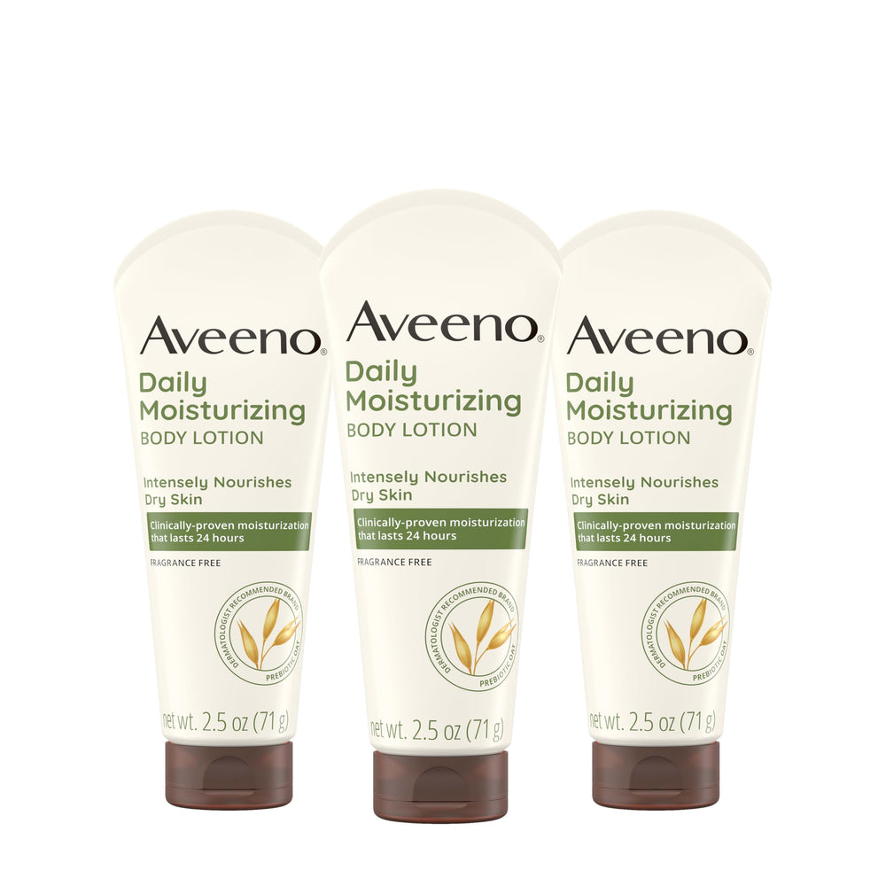 Aveeno, botella sin fragancia para hidratación diaria de la piel.