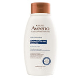 Aveeno Champú Fresh Greens Blend: botella visible para cabello fino con volumen y limpieza suave.