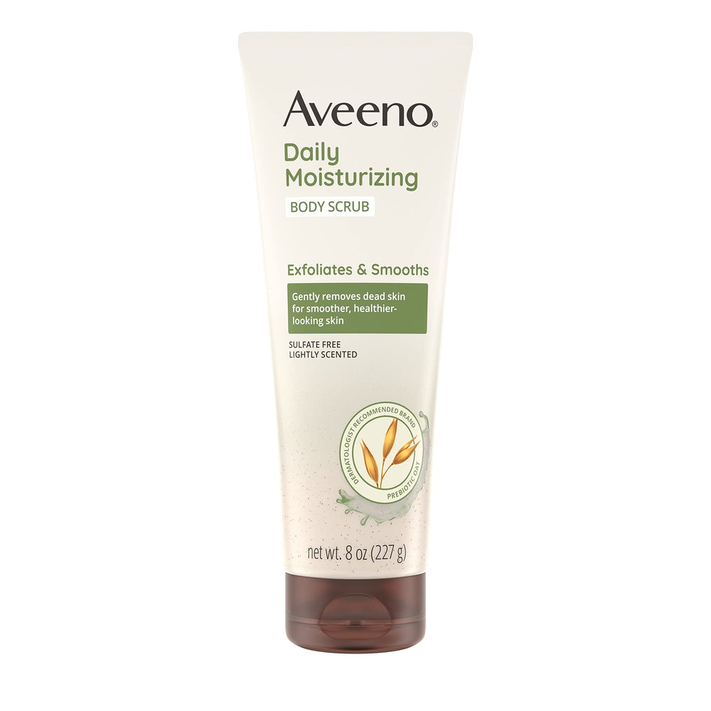 Aveeno Daily Moisturizing Body Scrub tubo de 8 oz exfolia suavemente para piel suave