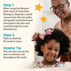Nino con rizos suaves gracias a Aveeno Kids