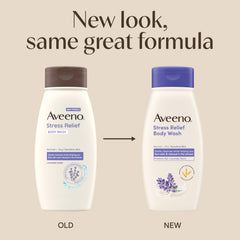Aveeno lavanda aroma suave, experiencia calmante durante la ducha para piel sensible