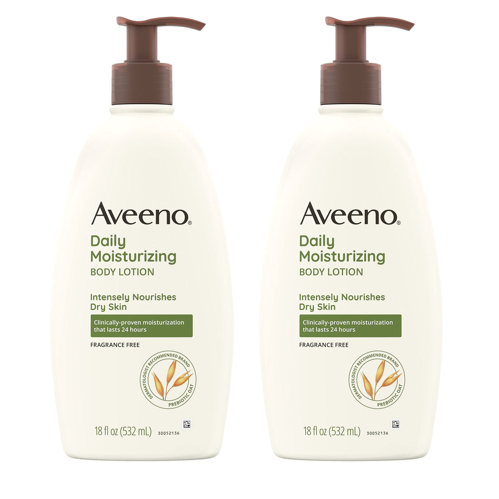 Aveeno Loción hidratante diaria en envase de 18oz, hidratación duradera