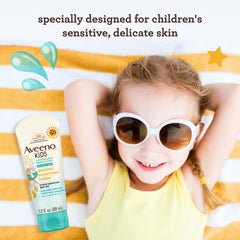 Aveeno Kids oxide de zinc mineral ofrece proteccion suave