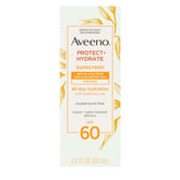 Aveeno Protect + Hydrate en bote para rostro con protección diaria y piel suave.