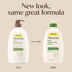 Textura cremosa de Aveeno que se absorbe rápido, ideal para uso diario.