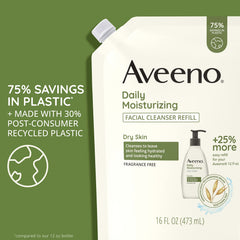 Textura de Aveeno sin fragancia, ideal para piel sensible.
