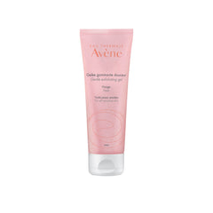 Avène Gentle Exfoliating Gel bottle showing soothing exfoliation for refined pores