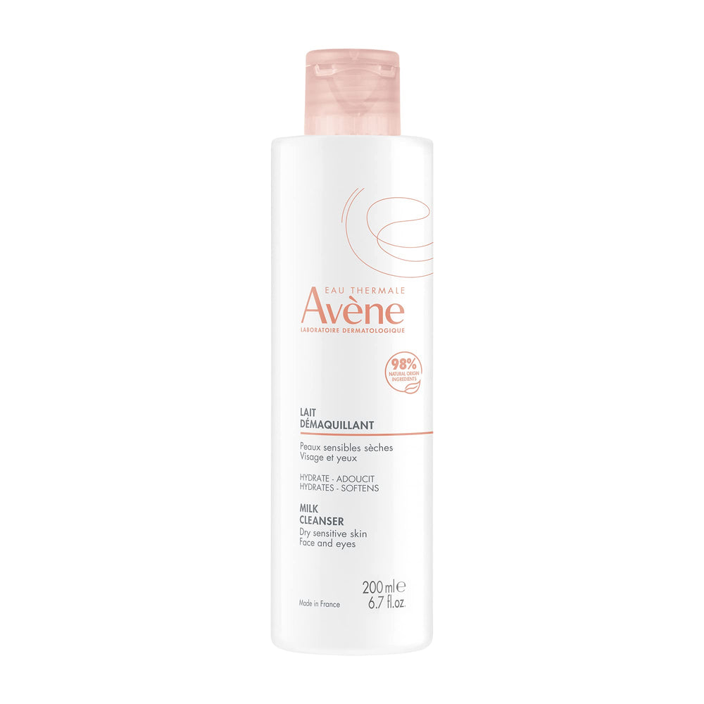 Avène Gentle Milk Cleanser packaging highlights sustainability and gentle cleansing