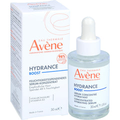 Close-up of refreshing, non-greasy texture of Avène Hydrance Boost Serum