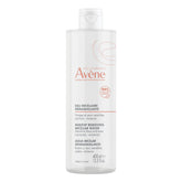 Avène Micellar Lotion bottle close-up ready for cleansing ritual.