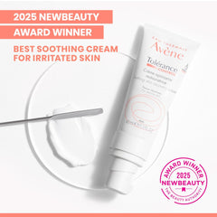 Sterile pump of Avène Tolerance Control enables clean application and barrier-supporting care.