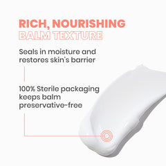 Application shown on forearm demonstrating easy spreading and soothing feel.