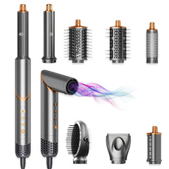 AVENHO 8-in-1 hot air brush with collecting nozzle; fast drying and precise styling.