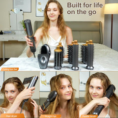 AVENHO smoothing comb for smooth straight styles and frizz control.