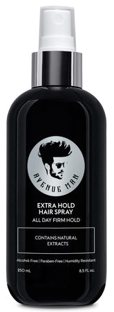 Avenue Man Hair Spray Extra Fuerte: envase sin aerosol para fijación duradera