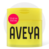 AVEYA Dark Spot Pads jar closeup showing hydrated skin potential