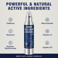 AVITAPURE hydrating men’s moisturizer absorbed fast with no greasy residue