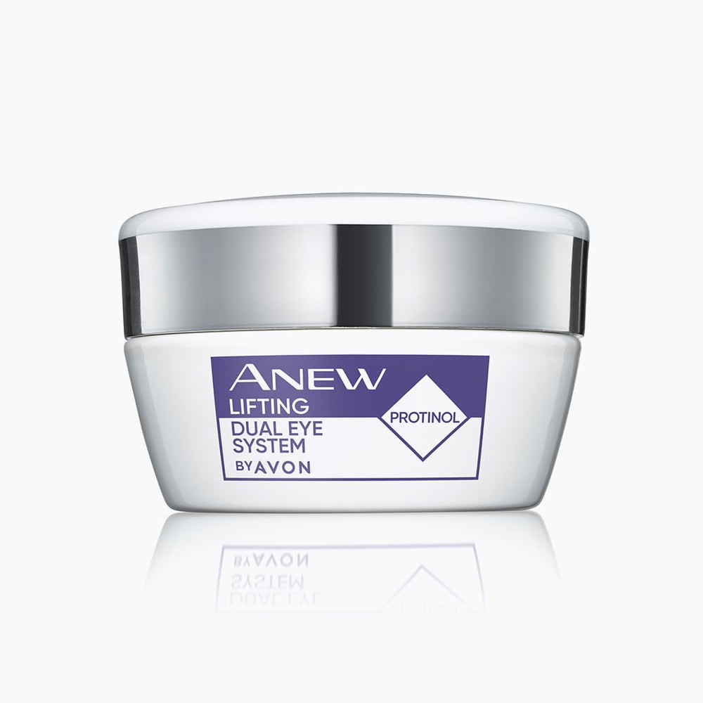 AVON Anew levantador de ojos, bote de 20 ml para el contorno.