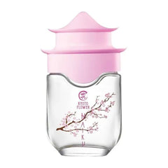 AVON Haiku Kyoto Flower bottle close-up of cap and glass.