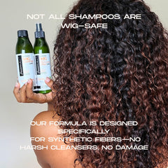 Awesome Wig Care Spray demonstrates frizz control and natural-looking shine