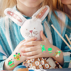 AWINMAY Easter dwarfs tattoos for playful designs