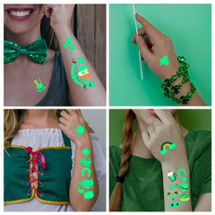 Tatuaje luminoso AWINMAY lata de oro para divertirse
