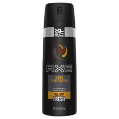 AXE Dark Temptation: botella de desodorante para hombre que te mantiene fresco todo el día.