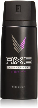 AXE Excite aerosol corporal, paquete de seis, ideal para llevar en la bolsa.