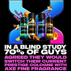 AXE Fine Fragrance Aqua Bergamot pack-shot highlights 72-hour odor protection.