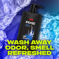 AXE Phoenix foam-lather close-up demonstrates deep clean and cool scent.
