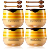 Axnzp honey lip balm pot packaging shows compact design for easy storage