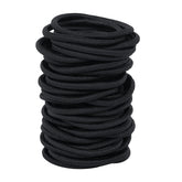 Ayogost black hair ties bulk pack for everyday use with secure hold